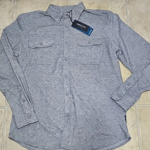 Kenneth Cole Button-Up Men's Shirt - Picture 2 of 9